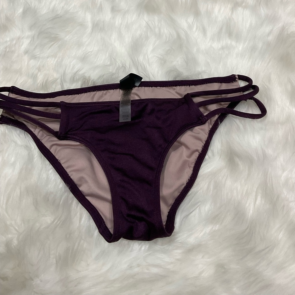 Y2K Victoria's Secret Deep Purple Bikini Bottom